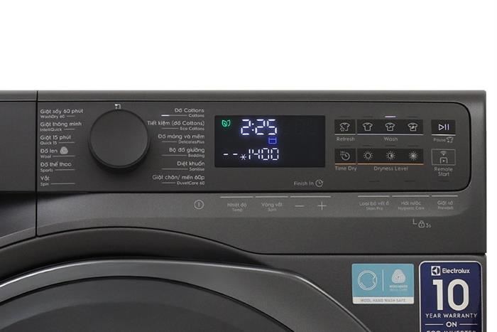 Máy Giặt Sấy Electrolux Inverter Giặt 11Kg Sấy 7Kg EWW1143R7SC